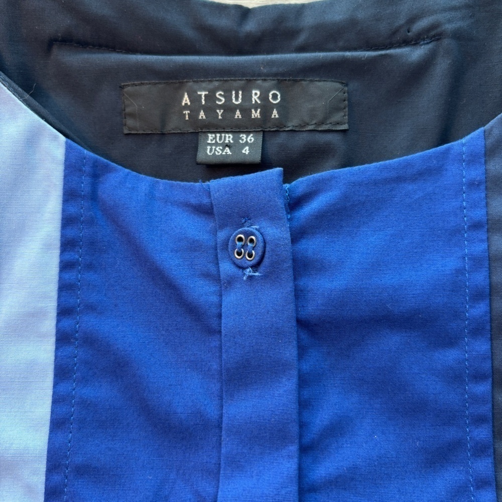 Atsuro Tayama Avant Garde Bubble Sleeve Blouse Size 4 - Picture 4 of 6